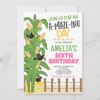 Corn Maze Girl Birthday