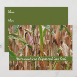 Convites Corn Roast, Campo De Milho Autumn Corncobs