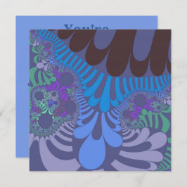 Convites Cornflower Blue Mod