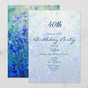 Convites Cornflowers