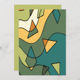 Convites Coroa abstrato de vintage de mão design de pescoço