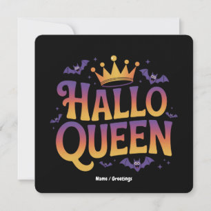 Convites Coroa de Fantasia de Mulher-Morcego Halloqueen Seu