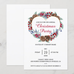Convites Coroa de Natal