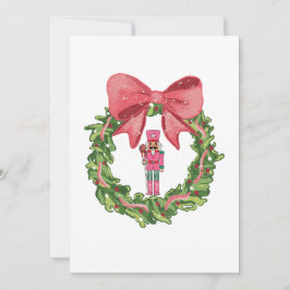 Convites Coroa de Natal Caprichosa do Quebra-Nozes