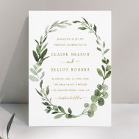 Coroa de Verdura Botânica Casamento Dourado
