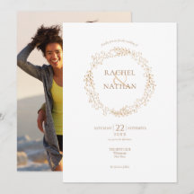 Coroa Floral de Louro Foto Casamento