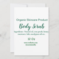 Corpo natural verde orgânico esfregar manteiga adi