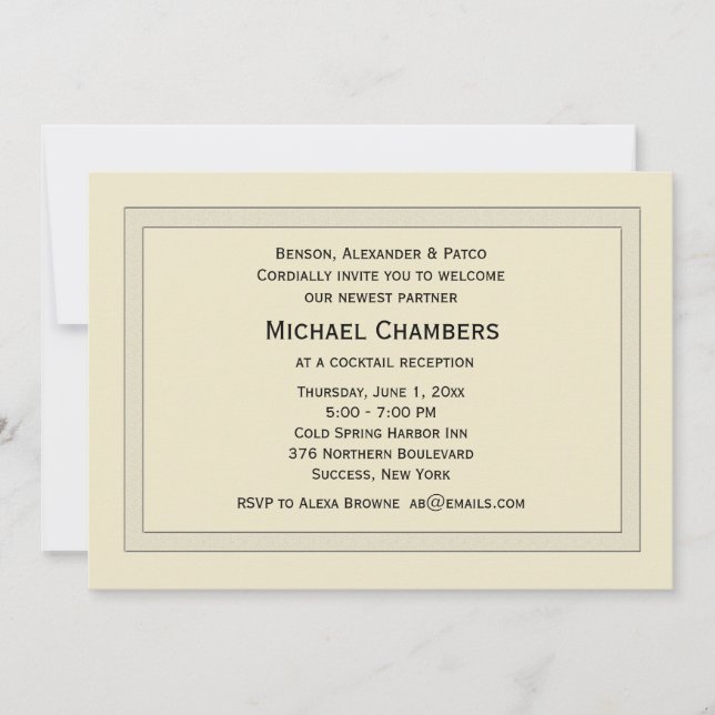 Convites Corporativos em Camadas (Frente)