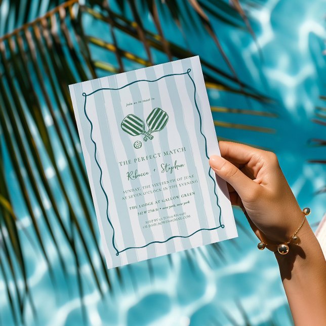 Convites Correspondência perfeita | Noivado do Clube de Cam (Criador carregado)