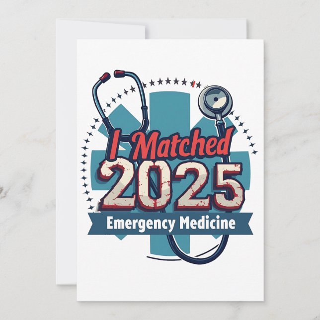Convites Correspondi à Medicina de Emergência 2025 (Frente)