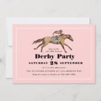 Corrida de Cavalo - Partido Derby Rosa