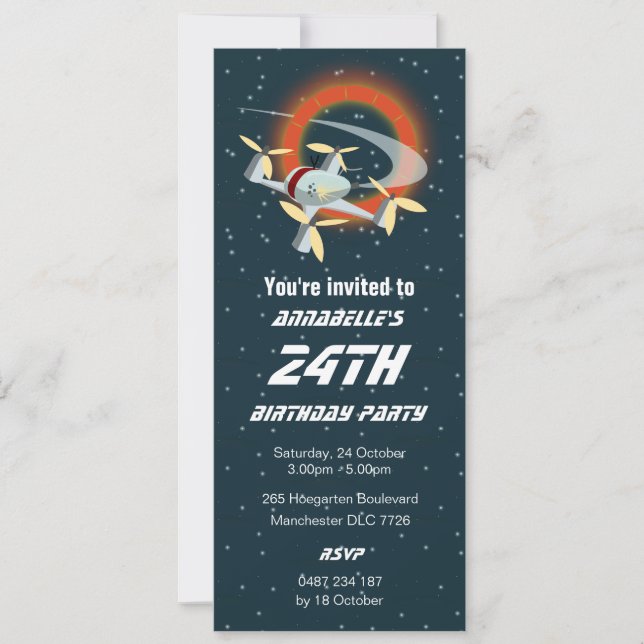 Convites Corrida de Drone (Frente)