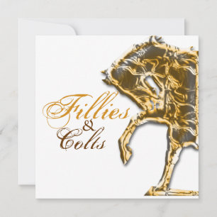 Convites Corrida de eventos de festas de cavalos