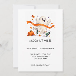 Convites Corrida Divertida de Halloween com Moonlit Miles