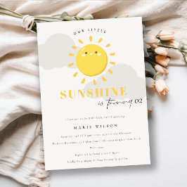 Convites Corta Nosso Pequeno Amarelo Sunshine Qualquer Idad