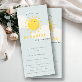 Convites Corta Nosso Pequeno Azul Sol A Qualquer Hora De An