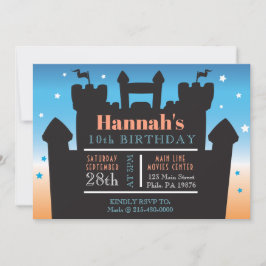 CONVITES CORTE INFLATÍVEL DA FESTA DE ANIVERSÁRIO DO CASTEL