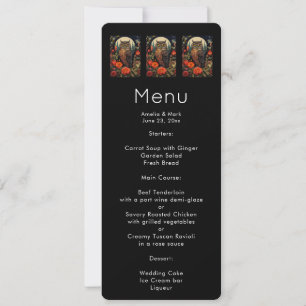 Convites Coruja à noite com um Menu Lua Completa