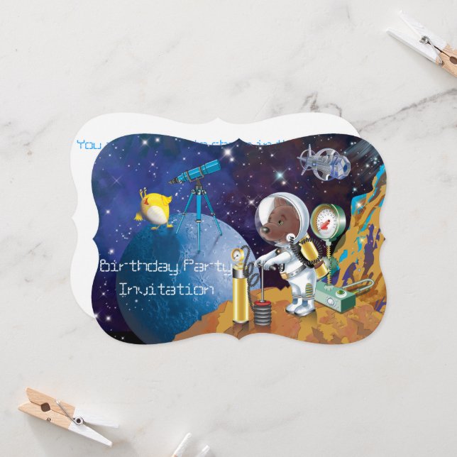 Convites cosmos (Frente/Verso In Situ)