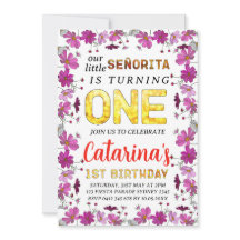 Cosmos Flowers Fiesta inspirou primeiro aniversari