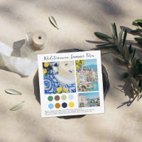 Costa Amalfitana | Paleta de Cores de Azulejos Med