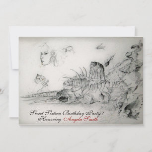 Convites COSTELOS DOCES SEIS PARTIDOS,Ruby Monograma Dourad