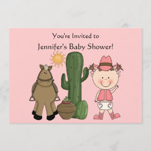 Convites Costume bonito do pônei do bebé & do cavalo