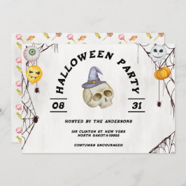 Convites Costume de Halloween