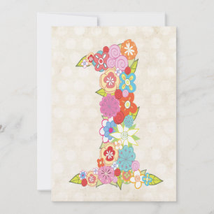 Convites Costume do número um do partido de primeiro