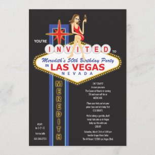 Convites Costume - Meredith 50th