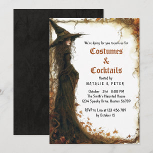 Convites Costumes e Cocktails Eu Bruxo