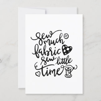 Convites costura | Pouco Tecido Pouco Tempo