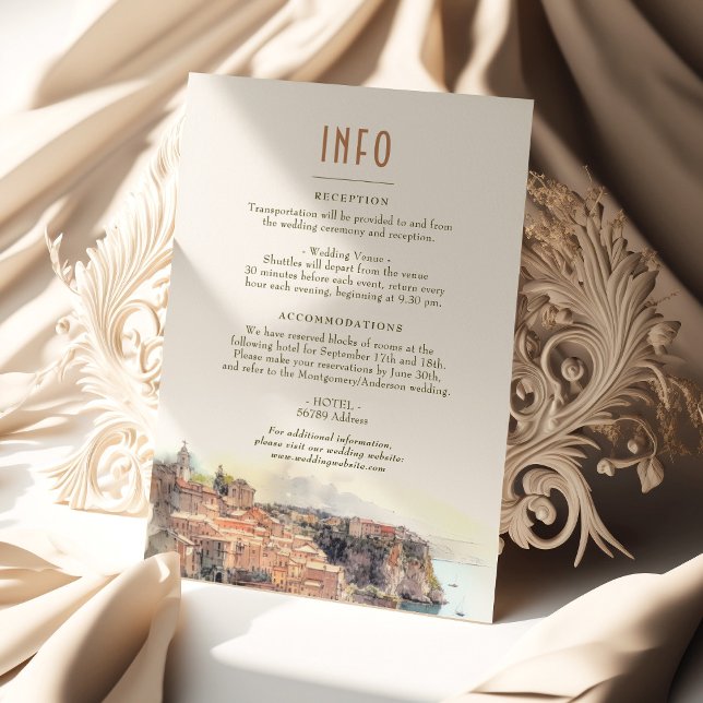 Convites Cote d'Azur França Destino Inserir Detalhes da INF (Criador carregado)