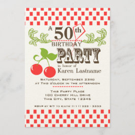 Convites Country Cherry Birthday