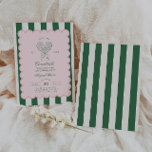 Convites Country Club Court Side Racquet Tennis Birthday<br><div class="desc">Serve up a stylish celebration with our Courtside Tennis Birthday Invitation,  inspired by classic country club aesthetics and simple tennis charm. This design is perfect for tennis lovers of any age,  from kids’ birthdays to milestone celebrations,  bachelorettes and so much more.</div>