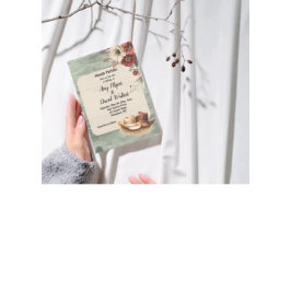 Convites Country Cowboy Western Wedding Invitation (rust)