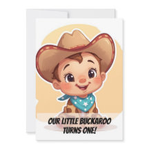 Country Farm Baby Birthday Invitation