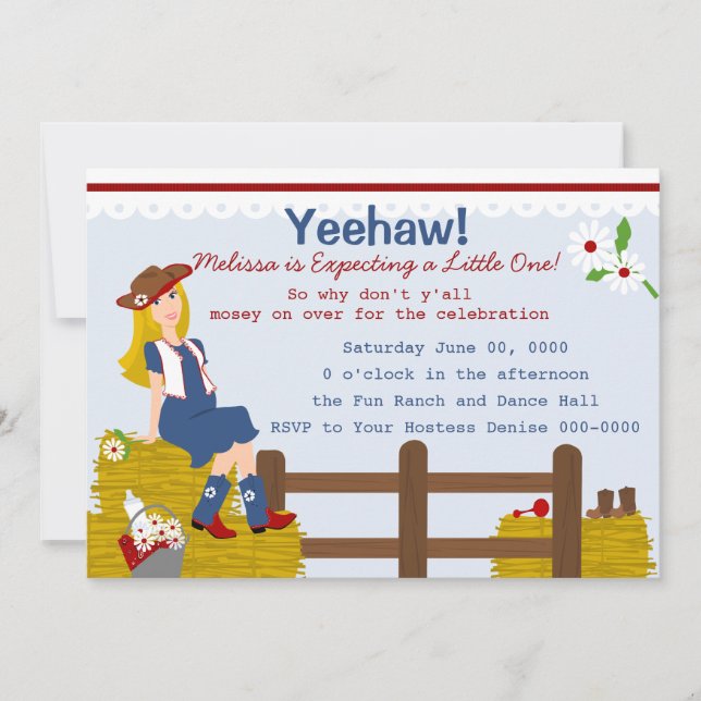 Convites Country Mama (Frente)