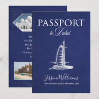 Couro Dubai Passaporte Salvar a Data