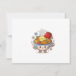 Convites Couscous Marroquino Kawaii - Comida Tradicional Fo