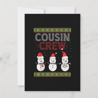 Convites Cousin Crew Natal Pijamas Gnomas Feliz Xma