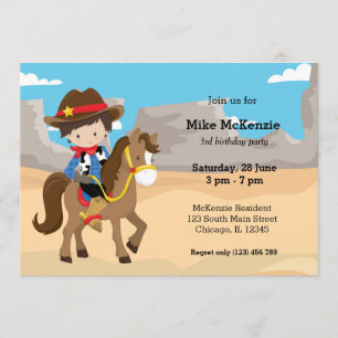 Convites Cowboy