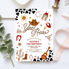 Convites Cowboy Birthday Invitation Boy