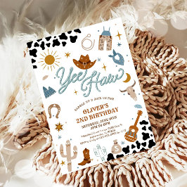 Convites Cowboy Birthday Party Invitation