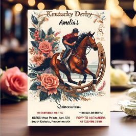 Convites Cowboy Derby Party Western Quinceanera