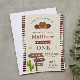 Convites Cowboy Ocidental Saloon 1rua Garoto Selvagem