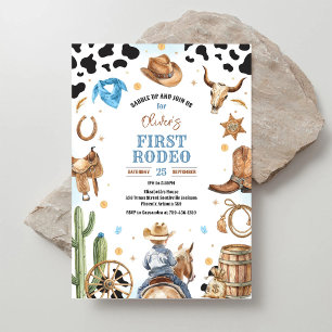 Convites Cowboy Primeiro Rodeio Oeste Selvagem 1º Aniversár
