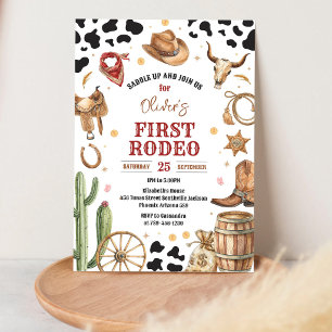 Convites Cowboy Primeiro Rodeio Oeste Selvagem 1º Aniversár