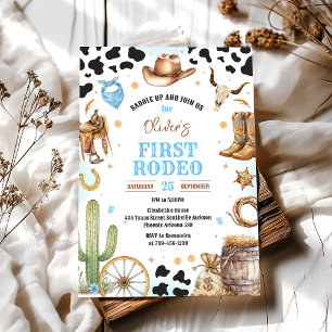 Convites Cowboy Primeiro Rodeio Oeste Selvagem 1º Aniversár