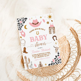 Convites Cowboy Rodeo Boy Wild West Chá de fraldas